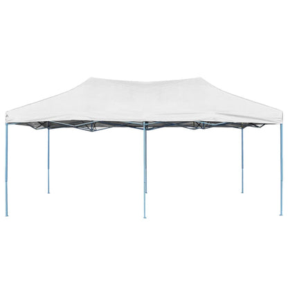 Profi-Partyzelt Faltbar 3 X 6 M Stahl Weiß