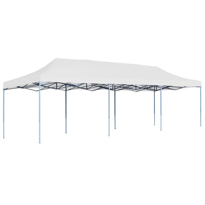 Pop-Up Partyzelt Faltbar 3 X 9 M Weiß