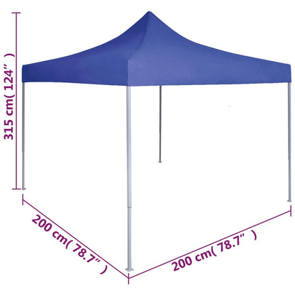 Profi-Partyzelt Faltbar 2×2 M Stahl