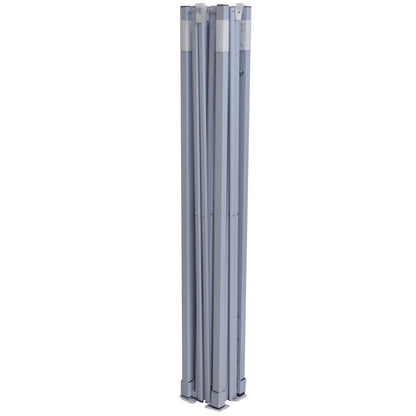 Profi-Partyzelt Faltbar 2×2 M Stahl