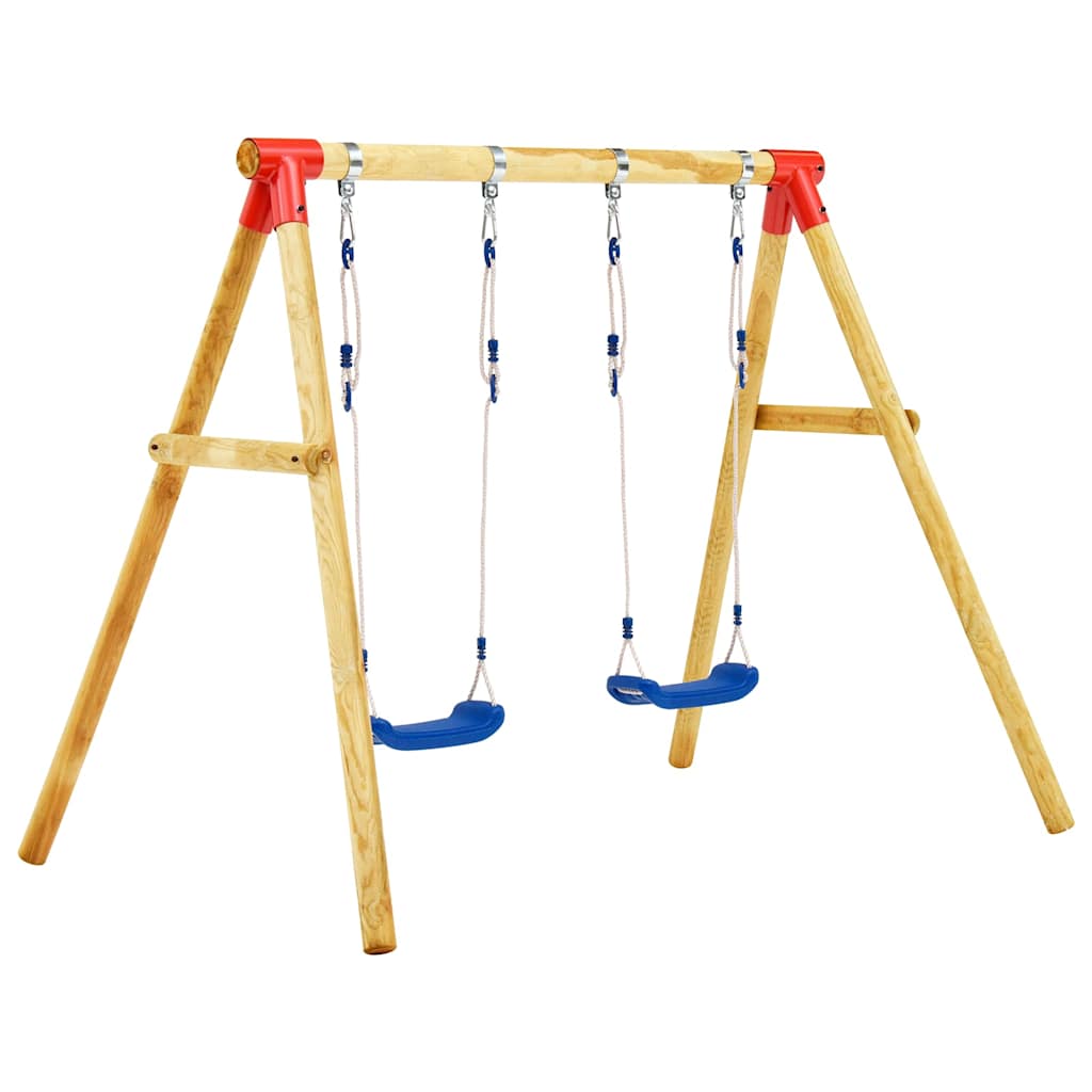 Schaukel-Set 230X130X166 Cm Kiefernholz