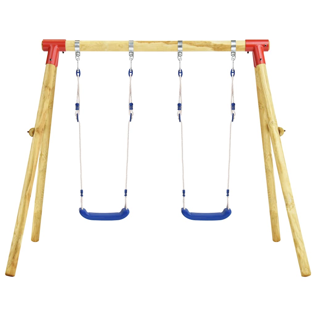 Schaukel-Set 230X130X166 Cm Kiefernholz