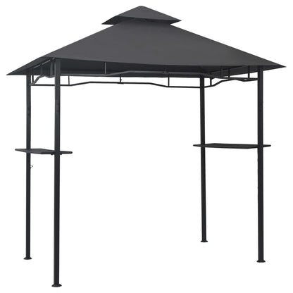 Bbq-Pavillon 240X150X255 Cm Anthrazit Stahl