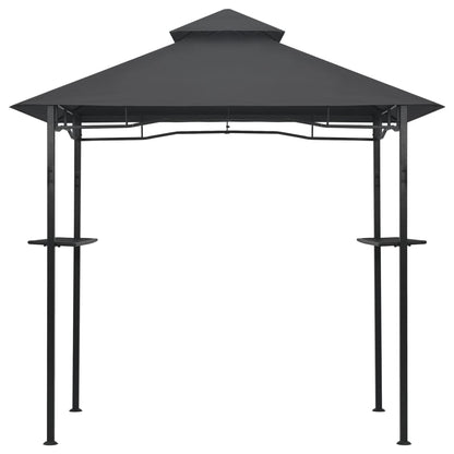 Bbq-Pavillon 240X150X255 Cm Anthrazit Stahl
