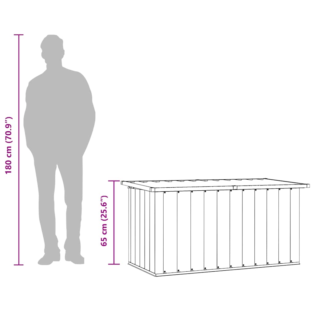Gartenbox 129X67X65 Cm