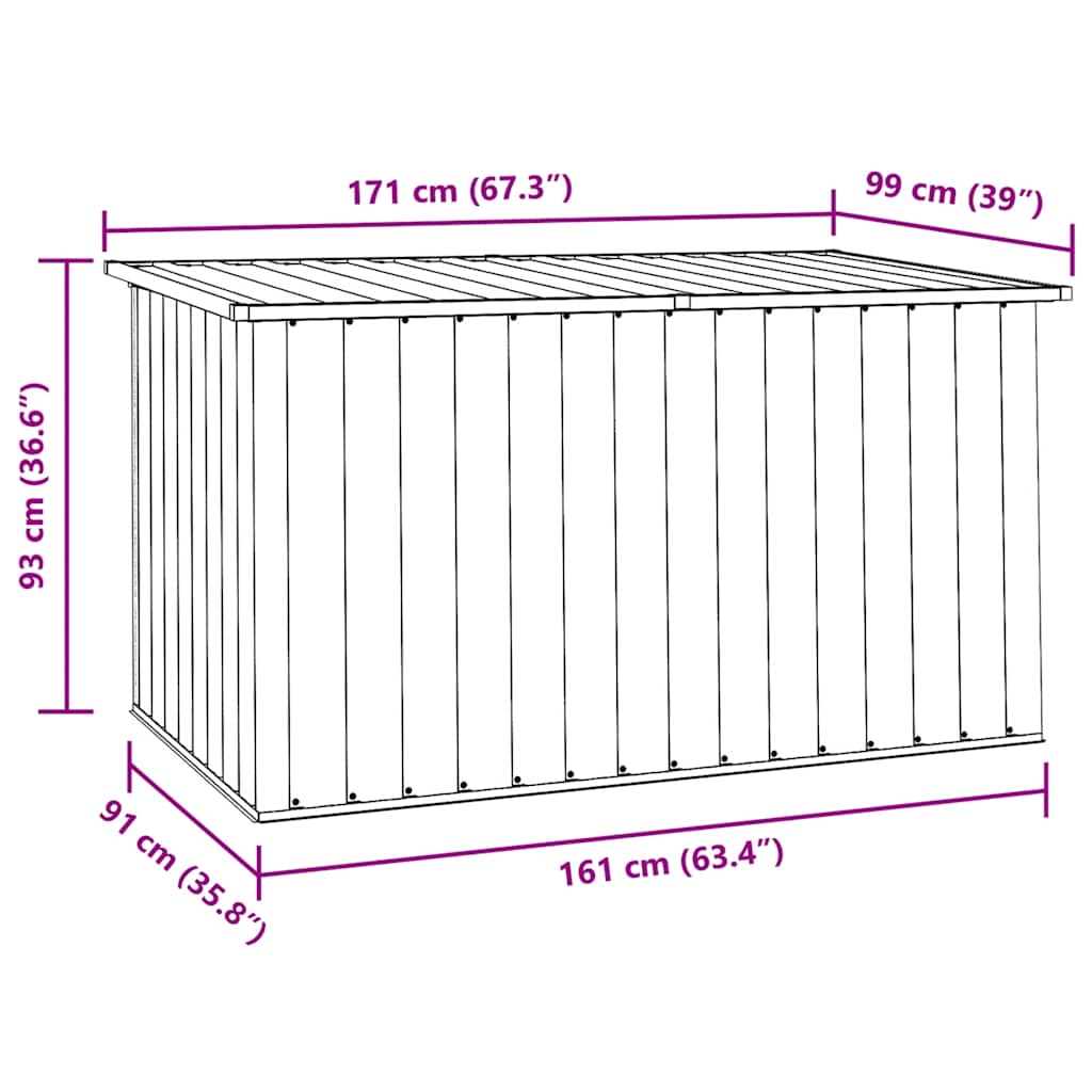 Gartenbox 171X99X93 Cm