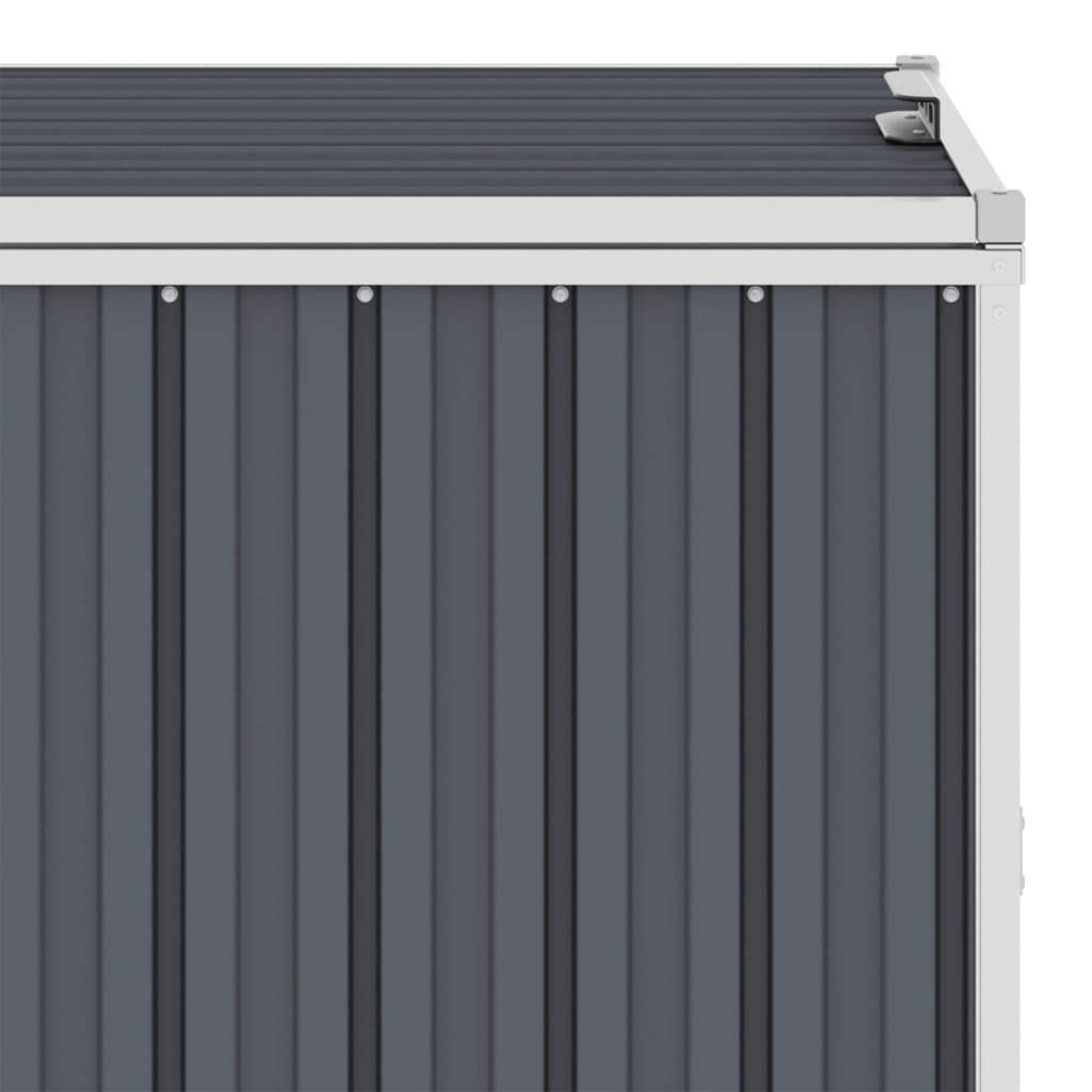 Mülltonnenbox Für 3 Mülltonnen 213×81×121 Cm Stahl