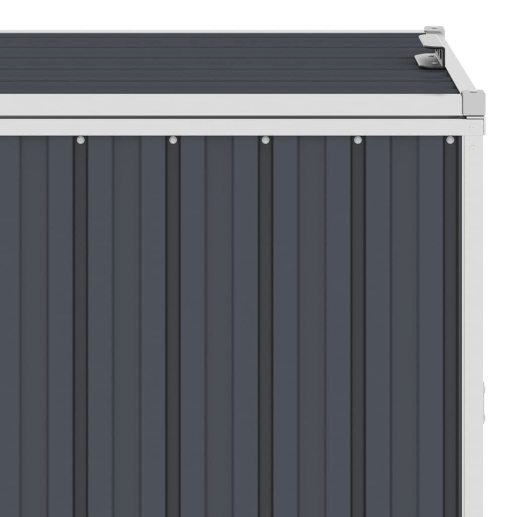 Mülltonnenbox Für 4 Mülltonnen 286×81×121 Cm Stahl