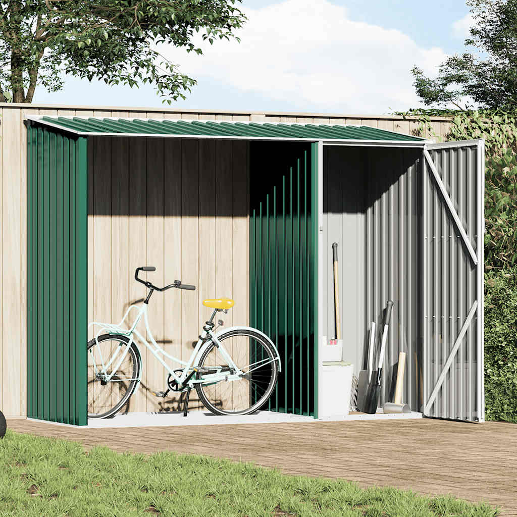 Garten Brennholzlager 245X98X159 Cm Verzinkter Stahl