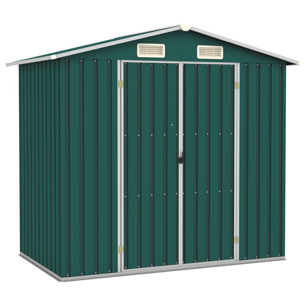 Gerätehaus 205X129X183 Cm Verzinkter Stahl
