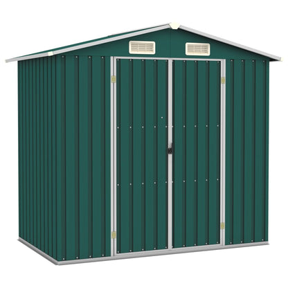 Gerätehaus 205X129X183 Cm Verzinkter Stahl