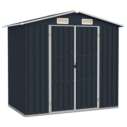 Gerätehaus 205X129X183 Cm Verzinkter Stahl