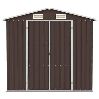 Gerätehaus 205X129X183 Cm Verzinkter Stahl
