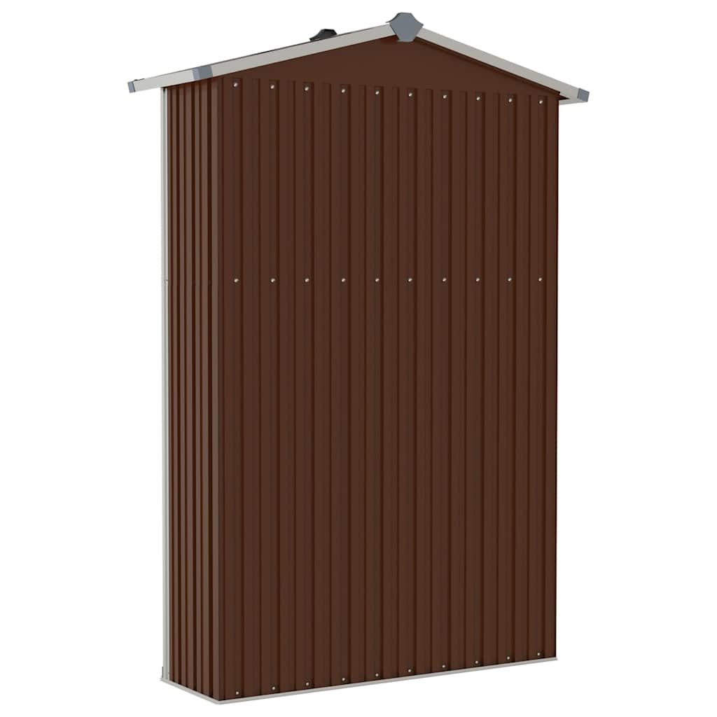 Geräteschuppen 116X45X175 Cm Verzinkter Stahl