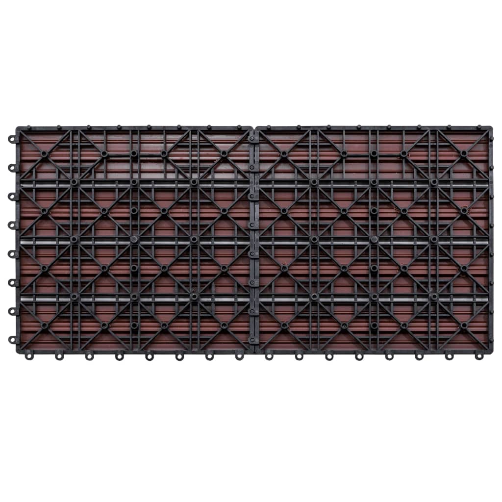 Wpc-Fliesen 60×30 Cm 6 Stk. 1M² Braun