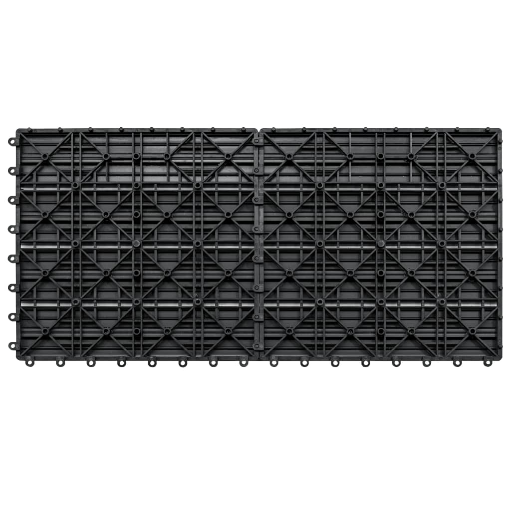 Wpc-Fliesen 60×30 Cm 6 Stk. 1M² Grau