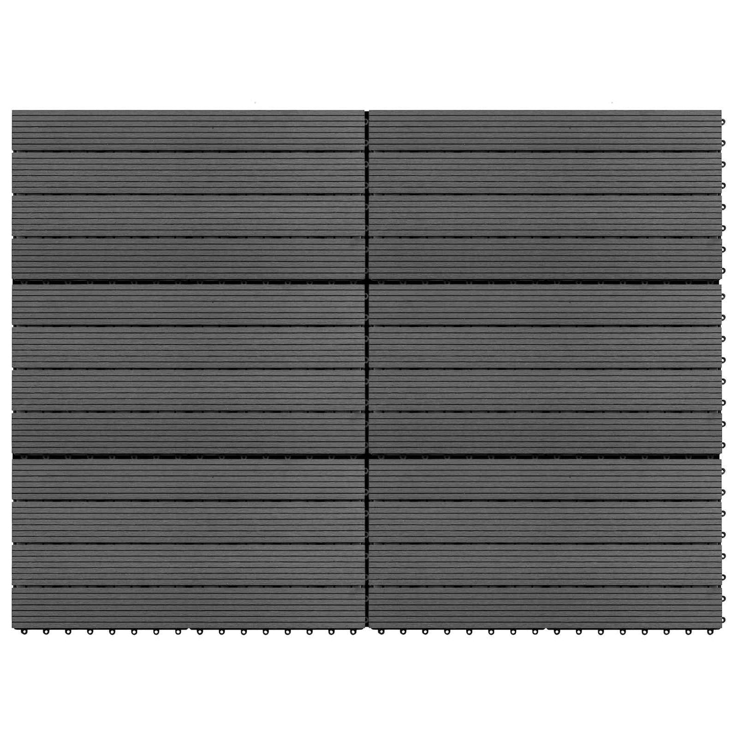 Terrassenfliese 6 Pcs 60 X 30 Cm Wpc