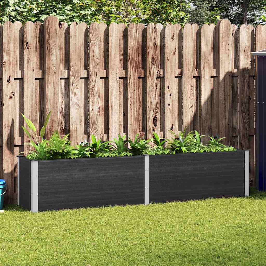 Garten-Hochbeet 250 X 50 X 91 Cm Wpc