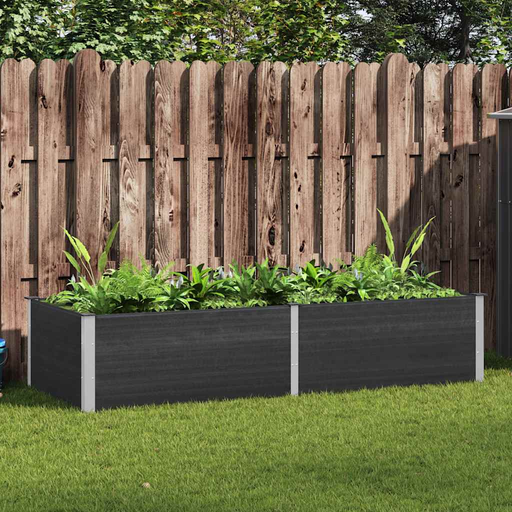 Garten-Hochbeet 250 X 100 X 54 Cm Wpc