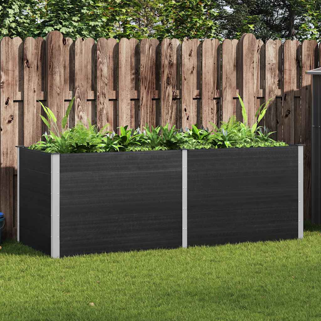 Garten-Hochbeet 250 X 100 X 91 Cm Wpc