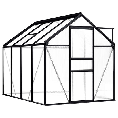 Gewächshaus Anthrazit Aluminium 5,89 M²