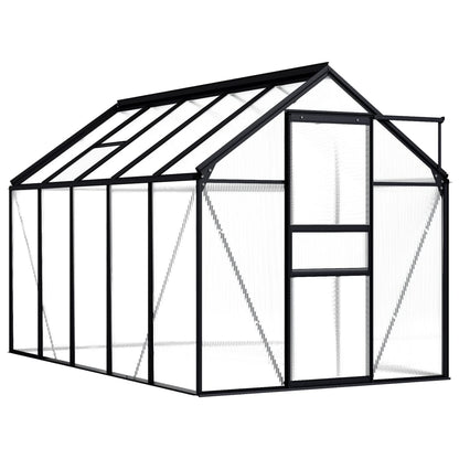 Gewächshaus Anthrazit Aluminium 5,89 M²