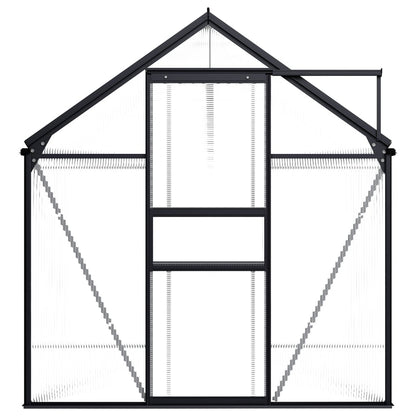 Gewächshaus Anthrazit Aluminium 5,89 M²