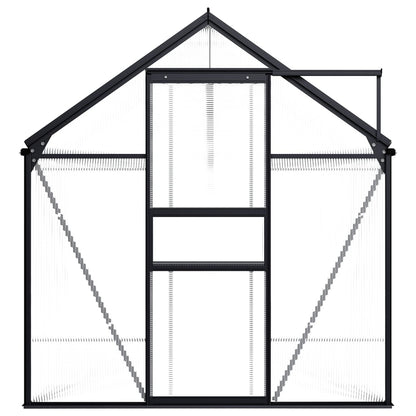 Gewächshaus Anthrazit Aluminium 7,03 M²