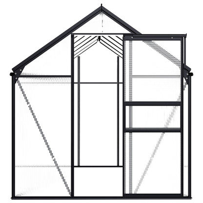Gewächshaus Anthrazit Aluminium 7,03 M²