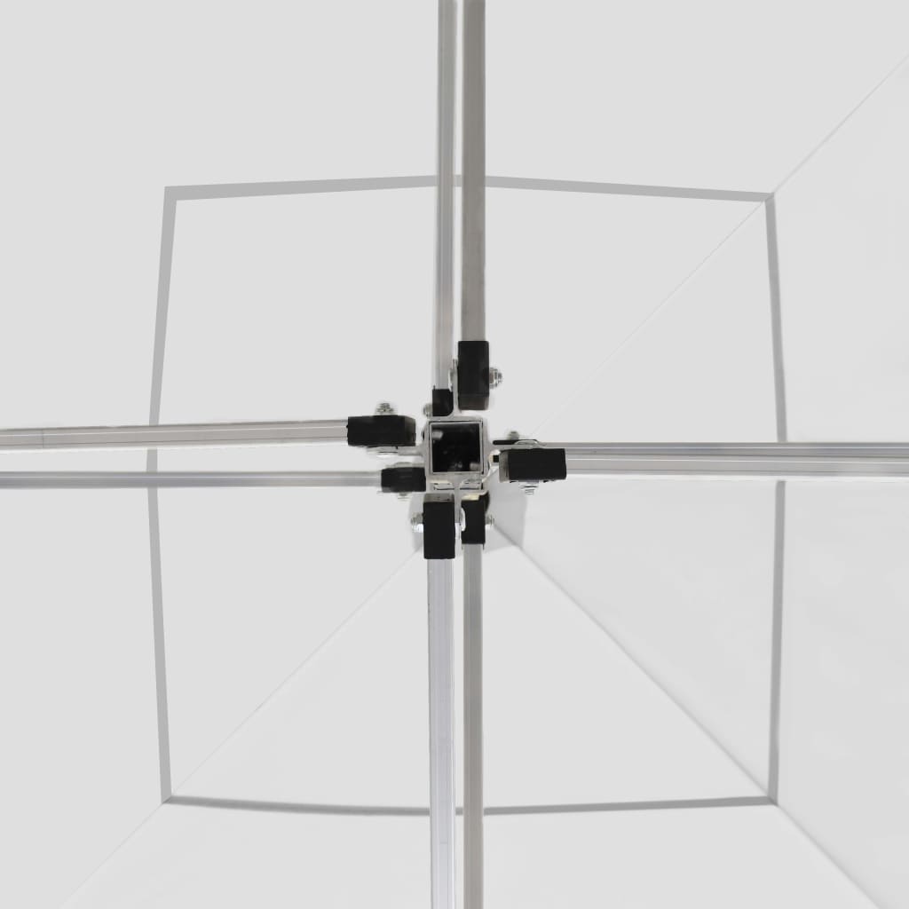 Profi-Partyzelt Faltbar Aluminium 2X2 M Weiß