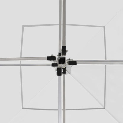 Profi-Partyzelt Faltbar Aluminium 2X2 M Weiß