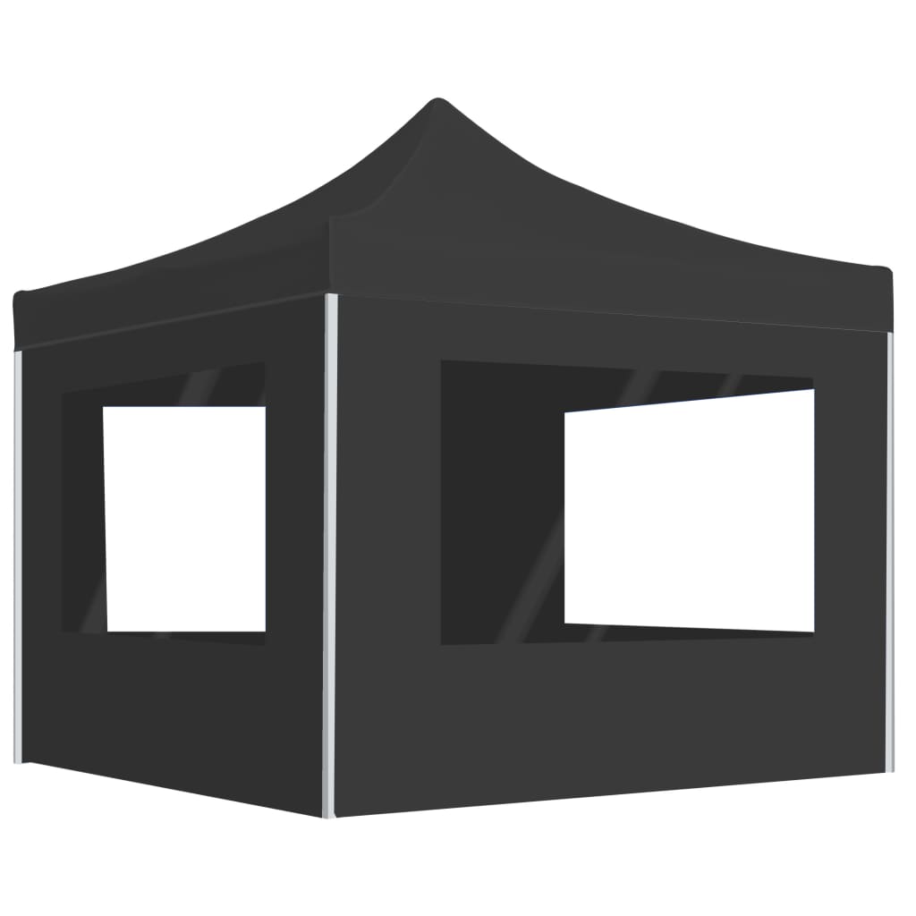 Profi-Partyzelt Faltbar Mit Wänden Aluminium 2×2M