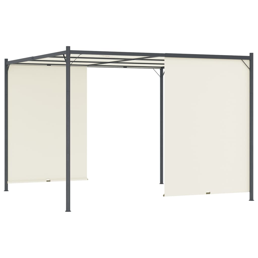 Pergola Mit Verstellbarem Dach 3X3 M Stahl
