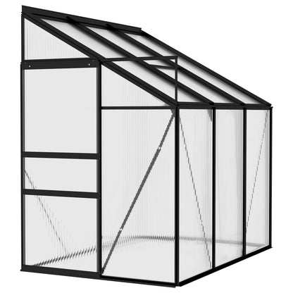 Gewächshaus Anthrazit Aluminium 3,8 M³