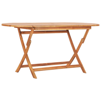 Gartentisch Klappbar 160×80×75 Cm Massivholz Teak