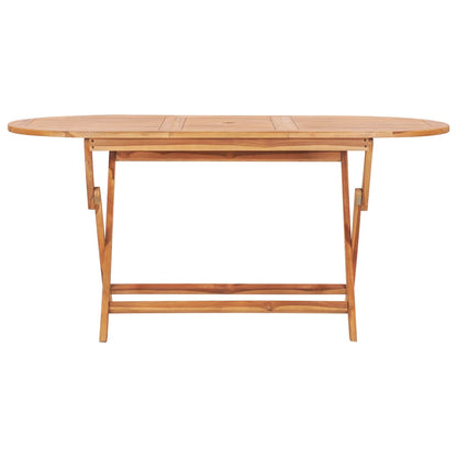 Gartentisch Klappbar 160×80×75 Cm Massivholz Teak