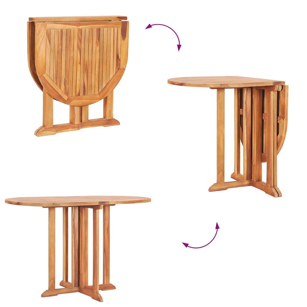 Gartentisch Butterfly Klappbar Teak Massivholz