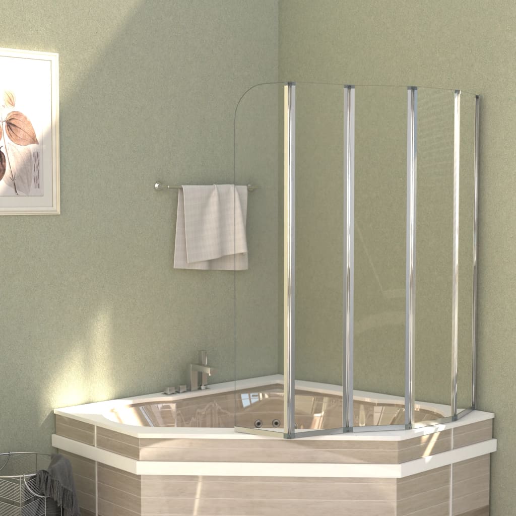 Duschabtrennungen 2 Stk. Hartglas Transparent