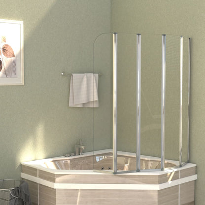 Duschabtrennungen 2 Stk. Hartglas Transparent