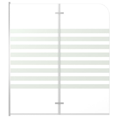 Duschabtrennung 120X140 Cm Hartglas Streifen