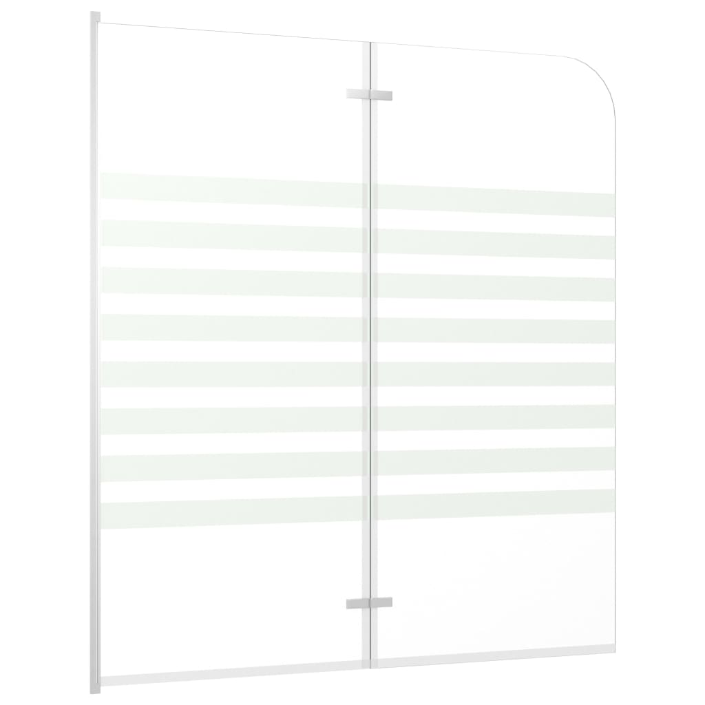 Duschabtrennung 120X140 Cm Hartglas Streifen