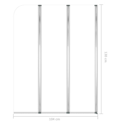 Duschabtrennungen 2 Stk. Hartglas Transparent