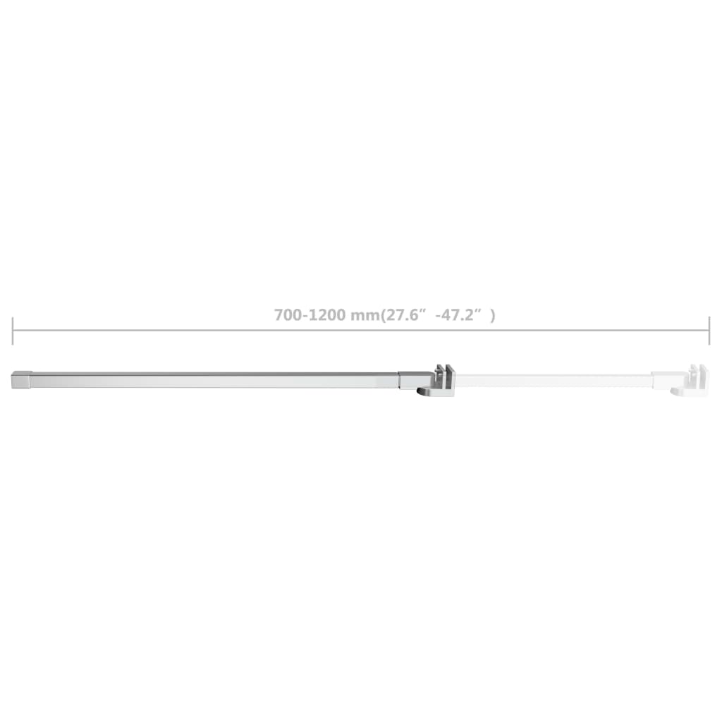 Duschwand-Stabilisierungsstange Edelstahl 70-120 Cm