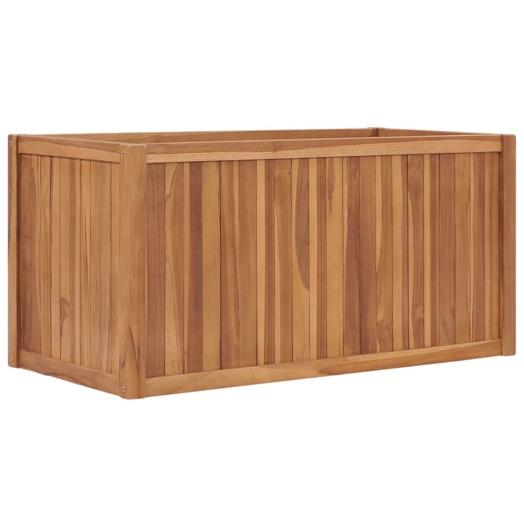Hochbeet 100X50X50 Cm Massivholz Teak