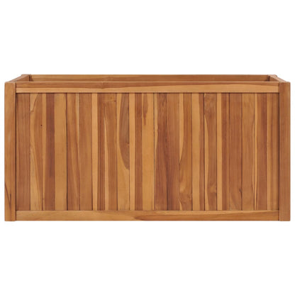 Hochbeet 100X50X50 Cm Massivholz Teak