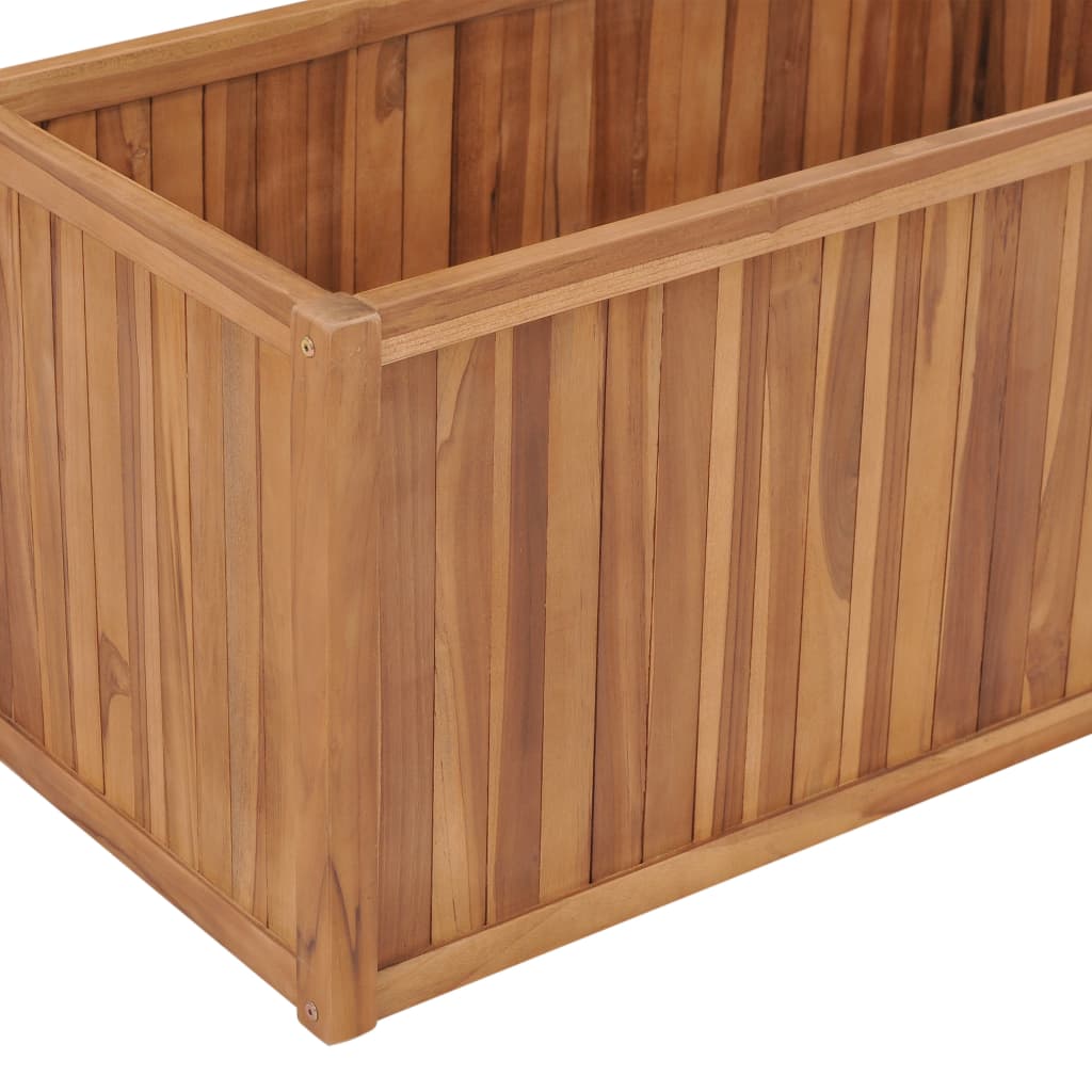 Hochbeet 100X50X50 Cm Massivholz Teak