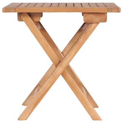 Gartentisch Klappbar 45X45X45 Cm Massivholz Teak
