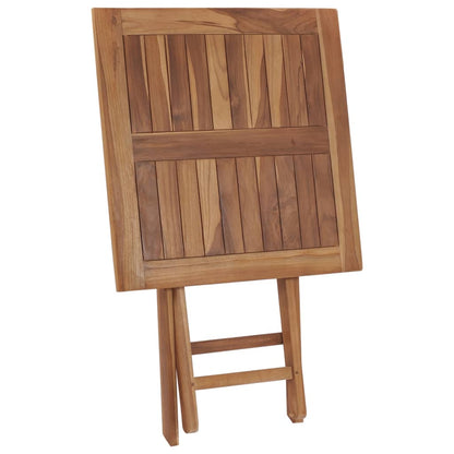 Gartentisch Klappbar 60×60×75 Cm Massivholz Teak