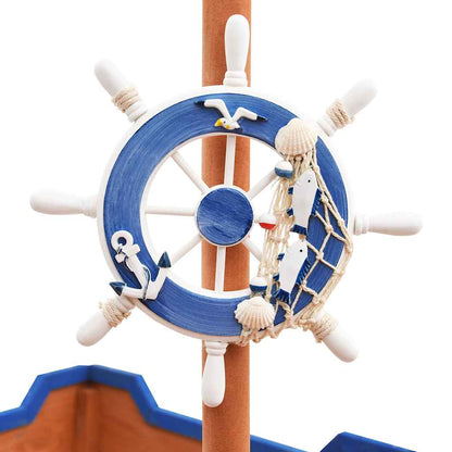 Sandkasten Piratenschiff Tannenholz 190X94,5X101 Cm