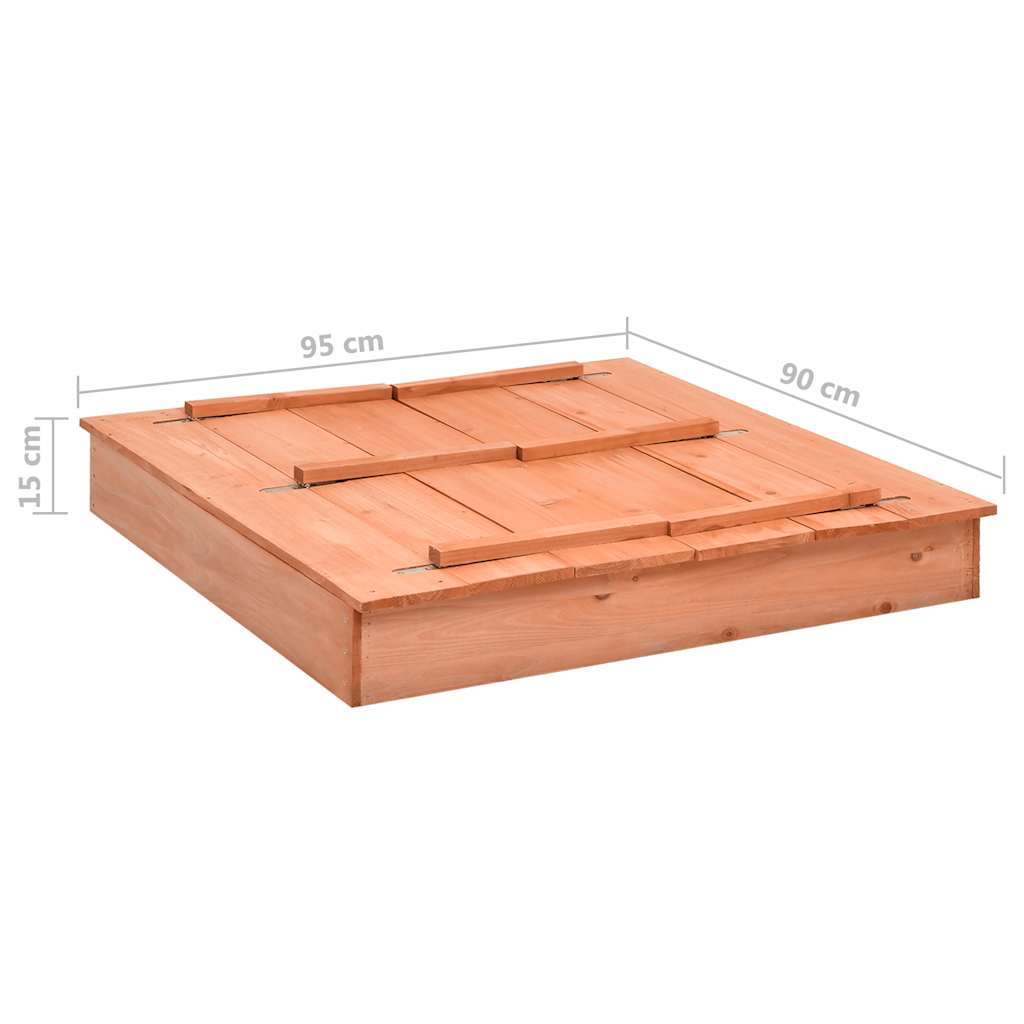 Sandkasten Tannenholz 95×90×15 Cm